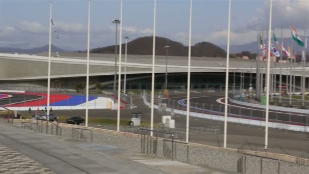 Panorama del Parque Olímpico de Sochi . — Vídeo de stock