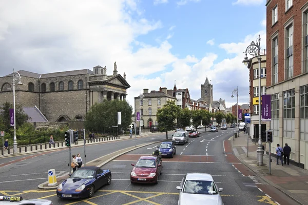 Centrale straten van Dublin. — Stockfoto