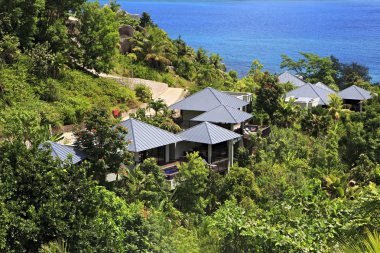 Raffles Praslin Seyşeller Hotel Villas.