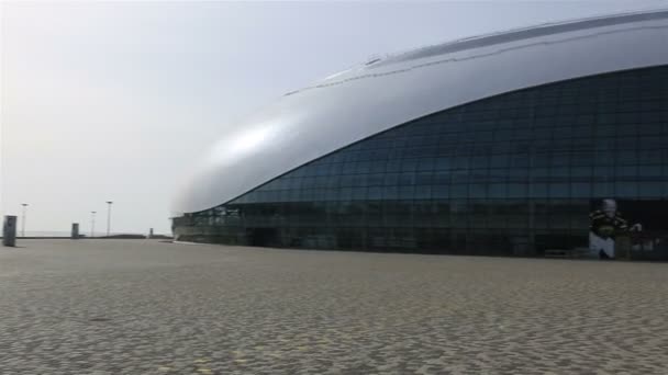 Cupola di ghiaccio Bolshoy. Arena ospiterà HC Sochi, un team di nuova fondazione di KHL . — Video Stock