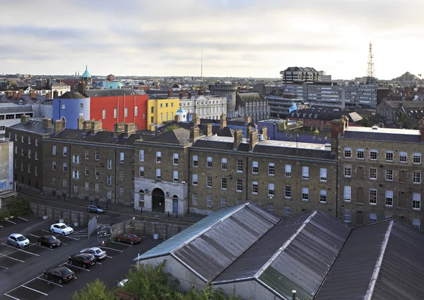 Vista da manhã do centro de Dublin . — Fotografia de Stock