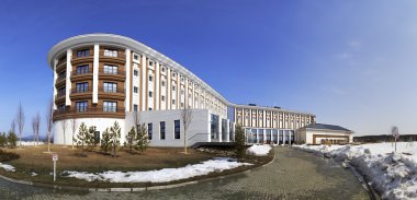 Ulusal Park Burabay 'daki Hotel Rixos Borovoe.