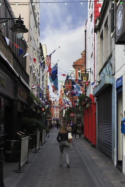 Ulice w centrum Dublina. — Zdjęcie stockowe