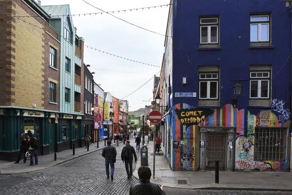 Strade centrali di Dublino . — Foto Stock