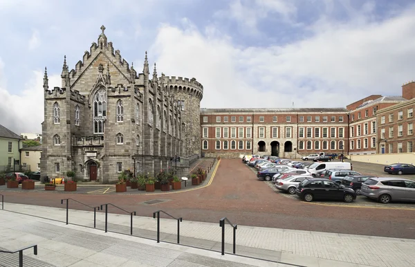 Dublin Castle - historic landmark of Irelands capital — Stock Photo, Image
