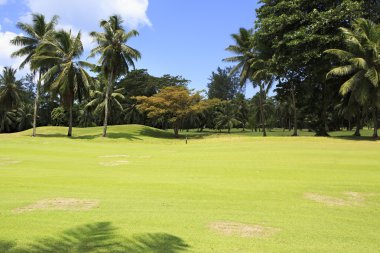 Constance Lemuria Resort güzel golf sahası.