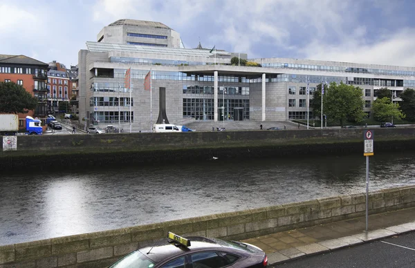 Rzeka Liffey w Dublinie — Zdjęcie stockowe