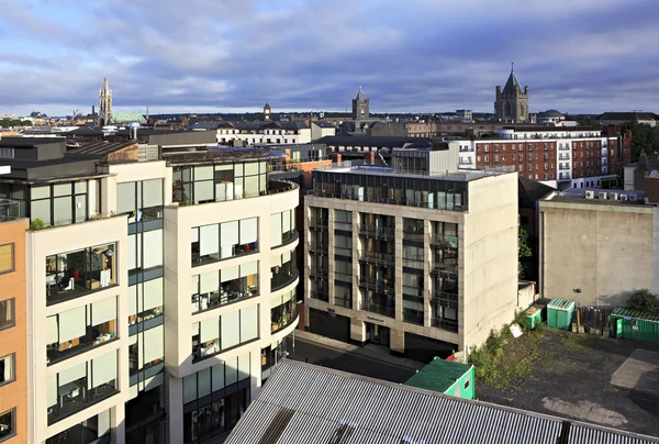 Ochtend weergave van de binnenstad van Dublin. — Stockfoto