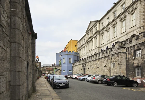 더블린 성곽-역사적인 랜드마크 Irelands 자본의 — 스톡 사진