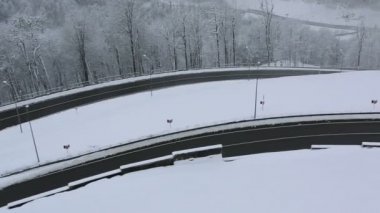 Rosa Khutor Alpine Resort dağlarda yeni yol