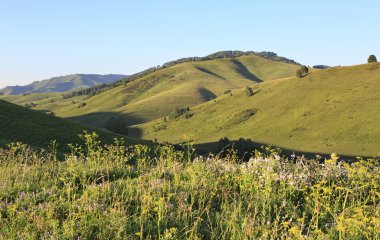Güzel manzara tepesinden geçmek Biryuksinsky.