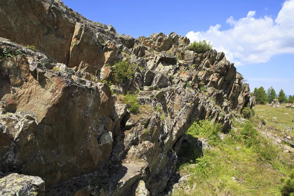 Top Mount Tiyahty of Altai Mountains. — Stock Photo, Image