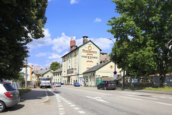 Ferdinand brouwerij in de Volary. — Stockfoto