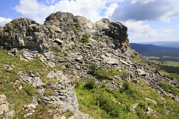 Top Mount Tiyahty of Altai Mountains. — Stock Photo, Image