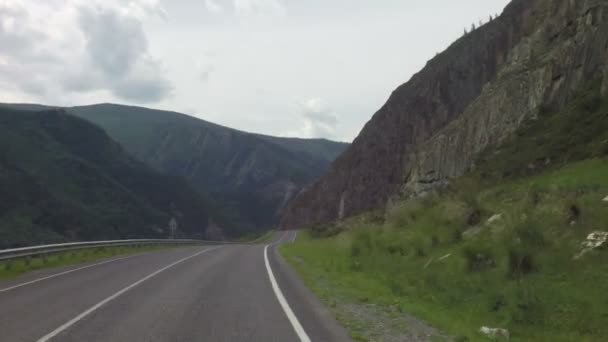 Beautiful Chuysky Trakt in Altai Mountains. — Stock Video