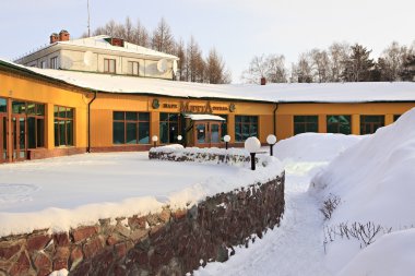 Ülke rekreasyon kompleksi Dream Park Hotel Omsk bölgesi.