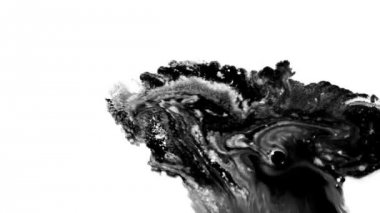 Boyalı siyah mürekkep ışık kutusu öğesi.