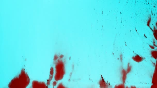 Encre goutte à goutte sur papier .