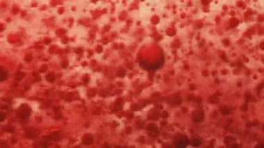 Kabarcıklar. Yakın çekim.