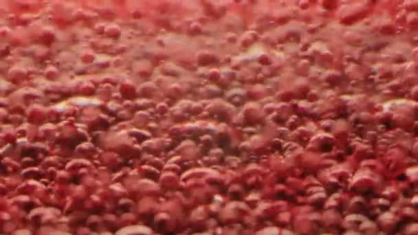 Bubbels. Close-up. — Stockvideo