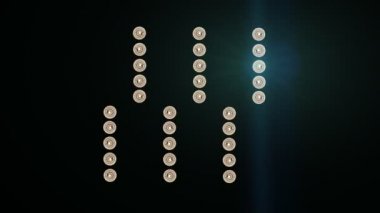 Işıklar flaş sel.