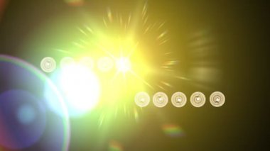 Işıklar flaş sel.