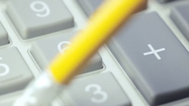 Muhasebe. Yakın çekim.