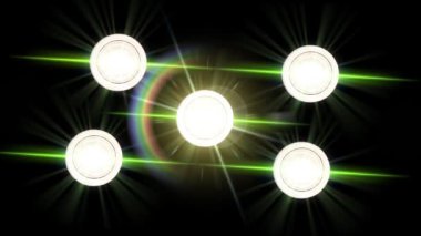 Işıklar flaş sel.