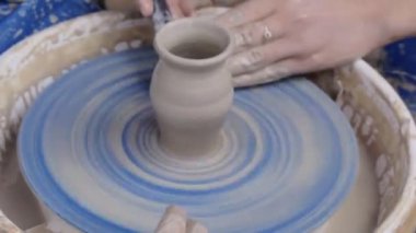 Potter mesleğini öğretir çocuklar için.