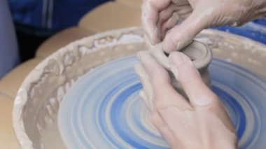 Potter mesleğini öğretir çocuklar için.