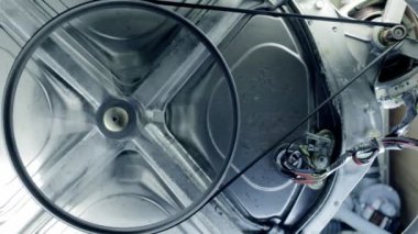 Döndürme mekanizması yakın çekim.