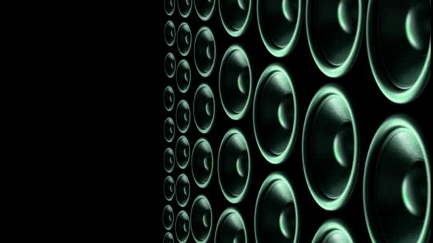 Bass speakers background. — Stock Video