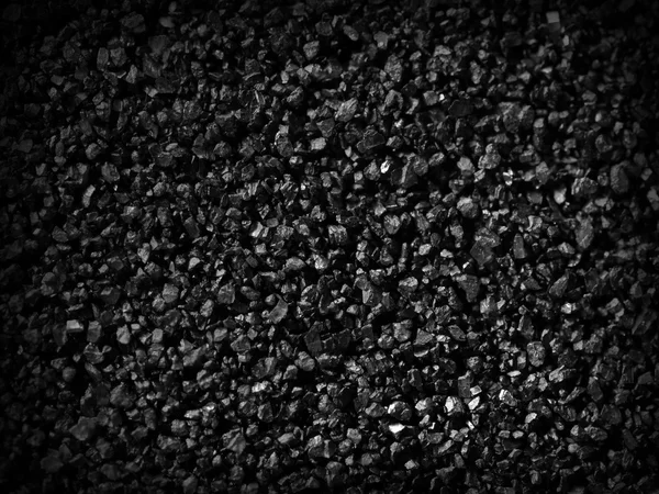 Black sand close up. — Stock Photo, Image