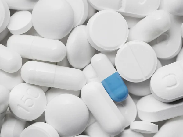 Pillen, tabletten en capsules. — Stockfoto
