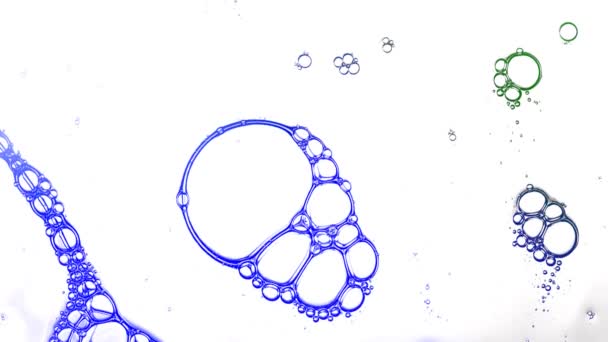 Абстрактная пена — стоковое видео