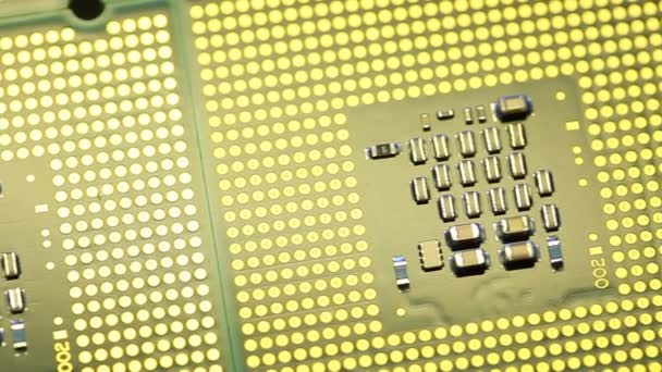 Computer processor chips — Stock Video