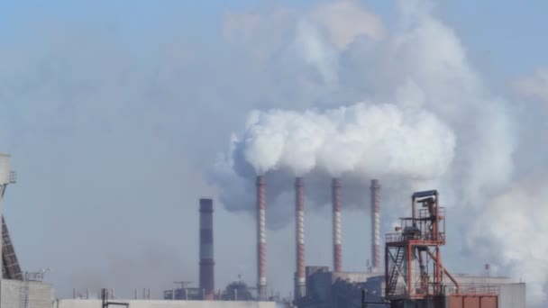 Industrial smog — Stock Video