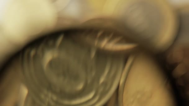 Egy dollár érme — Stock videók