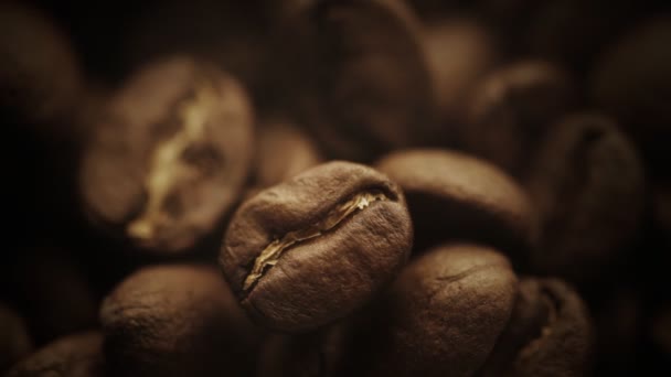 Кофейные зерна — стоковое видео