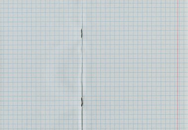 Boş kare defter sayfası 