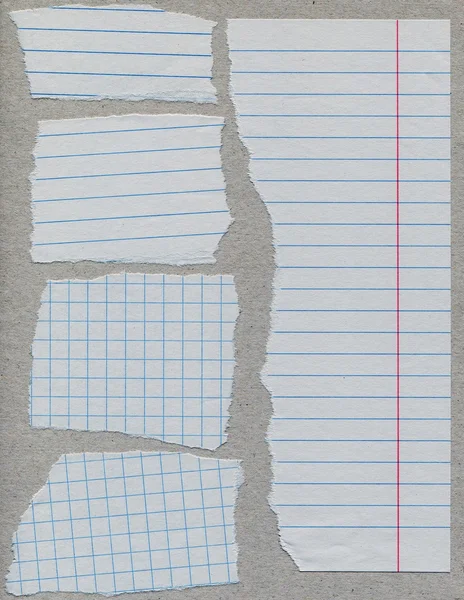 Notebook paper — Stock Photo, Image