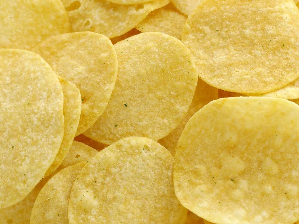 Smaklig potatis chips. — Stockfoto