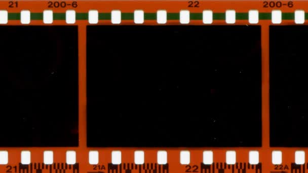 35 mm-es film előmozdítása. — Stock videók