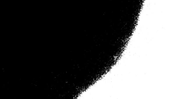 Encre goutte à goutte sur papier .