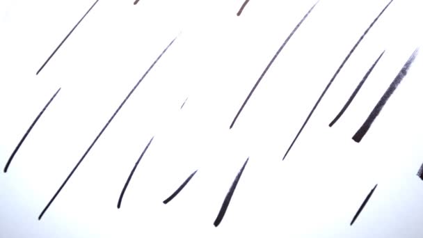 Scribble-element. Animatie. — Stockvideo