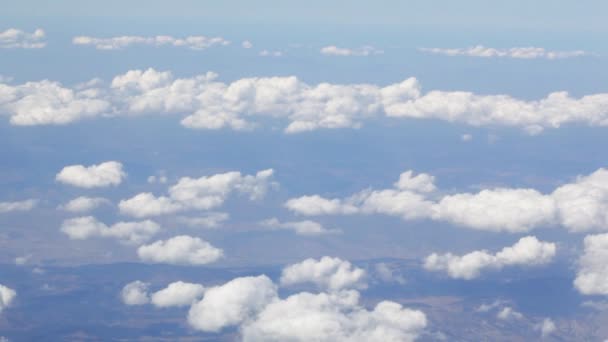 Repülés során felhők. — Stock videók