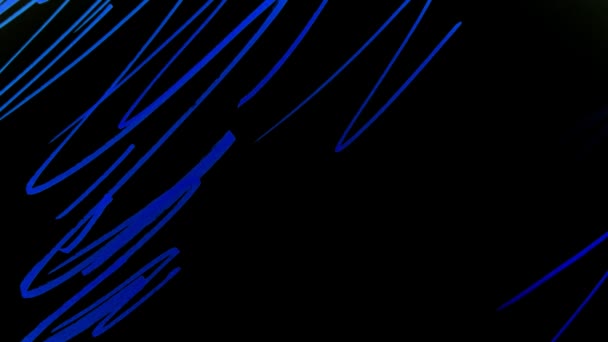 Scribble-element. Animatie. — Stockvideo