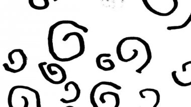 Karalama öğesi. Yazılı olan animasyon.