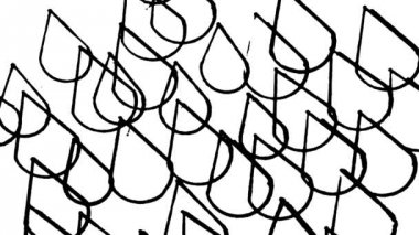 Boyalı mürekkep ışık kutusu öğesi karalamak.