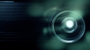 Projektör mercek eylem.